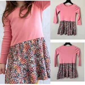 Tea Collection Tiered Skirted Twirl Dress, French Wildflowers Size 7 Girl’s